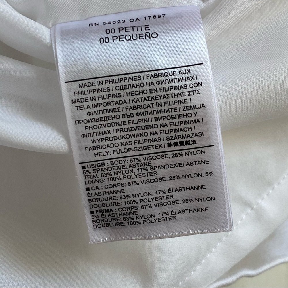 Banana Republic White Sleeveless Bubble Dress - Picture 9 of 13